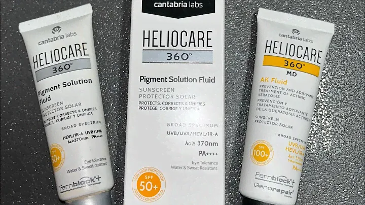 Heliocare Pigment Fluid Solution واقي شمس خاص 👌❤️بالبشرة المعرضة للكلف من هيليو كير